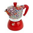Cafetiera Bialetti Dolce & Gabbana - Moka Induction Rosu 4 cesti