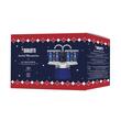 Set Espressor Bialetti Mini Express BLUE Joyful Christmas
