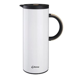 Carafa termoizolanta Forever Inox alba 1 L