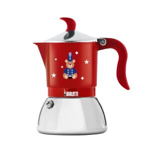 Espressor Bialetti Christmas Fiammetta Rosu, 2 cesti