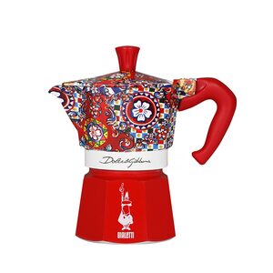 Cafetiera Bialetti Dolce & Gabbana - Moka Express Rosu 3 cesti