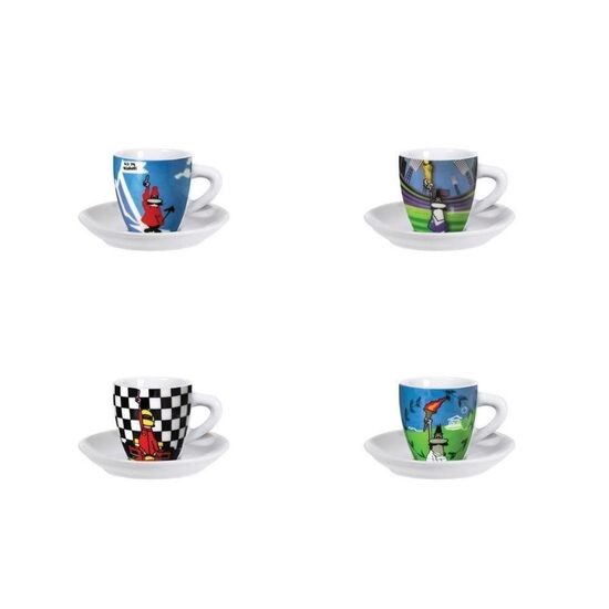 Set 4 cesti espresso Bialetti Sport