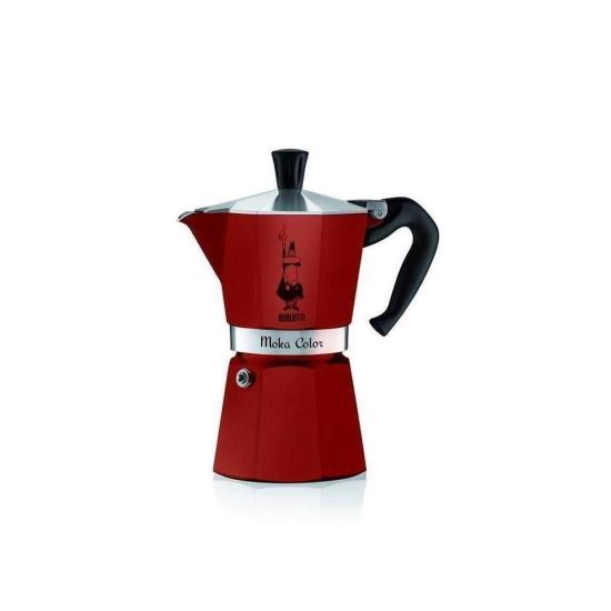 Espressor Bialetti MOKA COLOR BORDEAUX 3 cesti