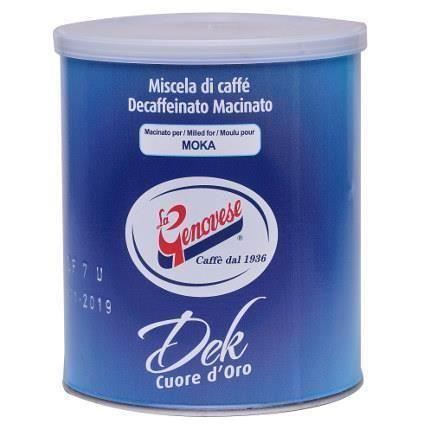 Cafea La Genovese Espresso decofeinizata macinata 250 gr. cutie