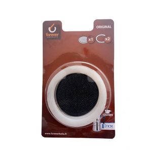 Forever Blister filtru+garnituri silicon Moka inox 2 cesti