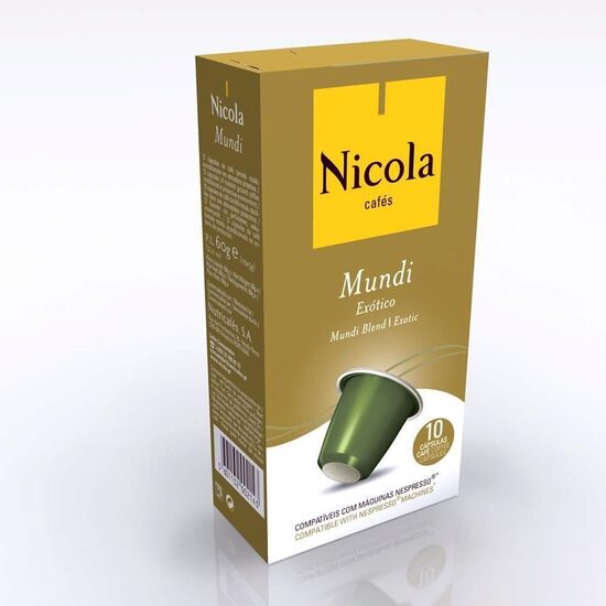 Capsule Nicola Cafes Mundi Exotic, compatibile Nespresso, 10 capsule