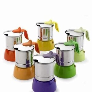 ESPRESSOR MOKA MINNI PLUS 3 CESTI GALBEN
